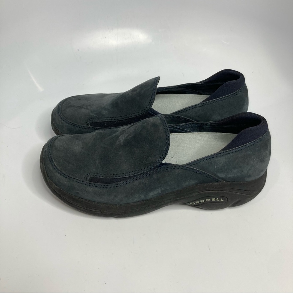 Merrell Treviso Moc navy blue slip on shoes loafers size 6.5